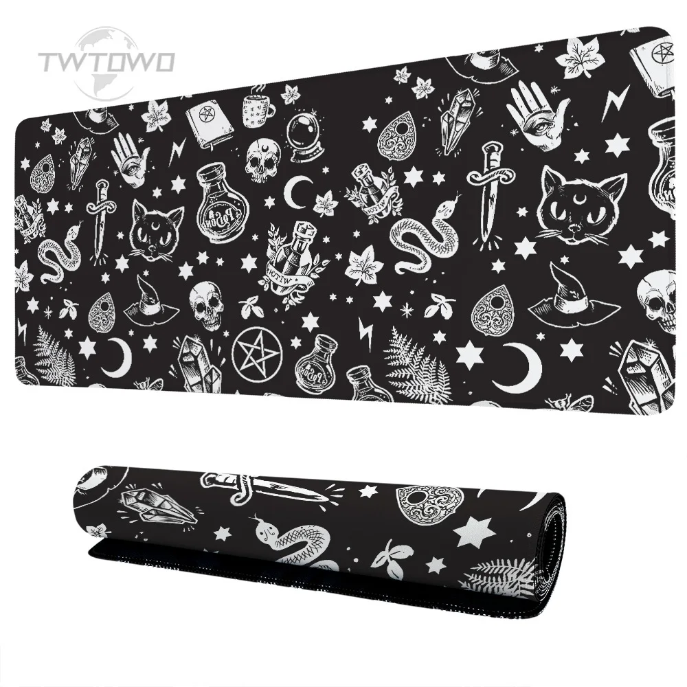 Mauspad Gamer schwarz Tarot XL große neue Mauspad xxl Tastatur Pad rutsch feste weiche Büro Computer Desktop Mauspad Mäuse Pad