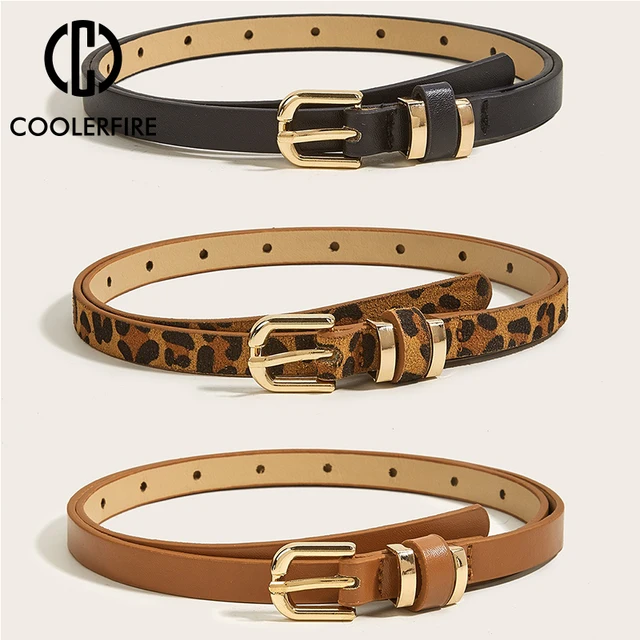 Paski dla kobiet Designerskie paski Modne paski dla kobiet Czarny pasek damski Pasek do sukienek Pasek damski Pu Leather CY06