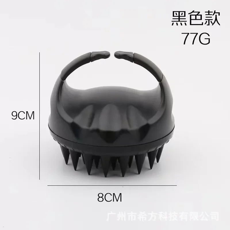 1pc Silicone Shampoo Brush Body Massage Brush Bath Shower Brush Salon Hairdressing Tool Scalp Massage Comb Hair Washing Comb