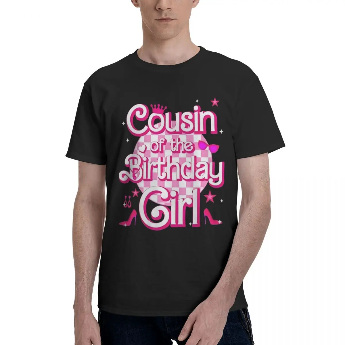 Cousin Birthday Girl Badge Movement T-shirts High quality Fitness Championship Top Quality Eur Size