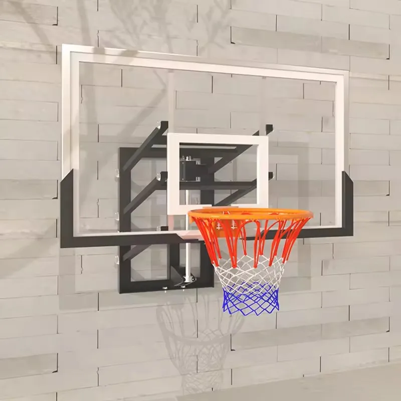 Basketball hoop wall hang on wall mounted adjustable basketball hoop 72x42 height adjustable wall mount basketball hoop