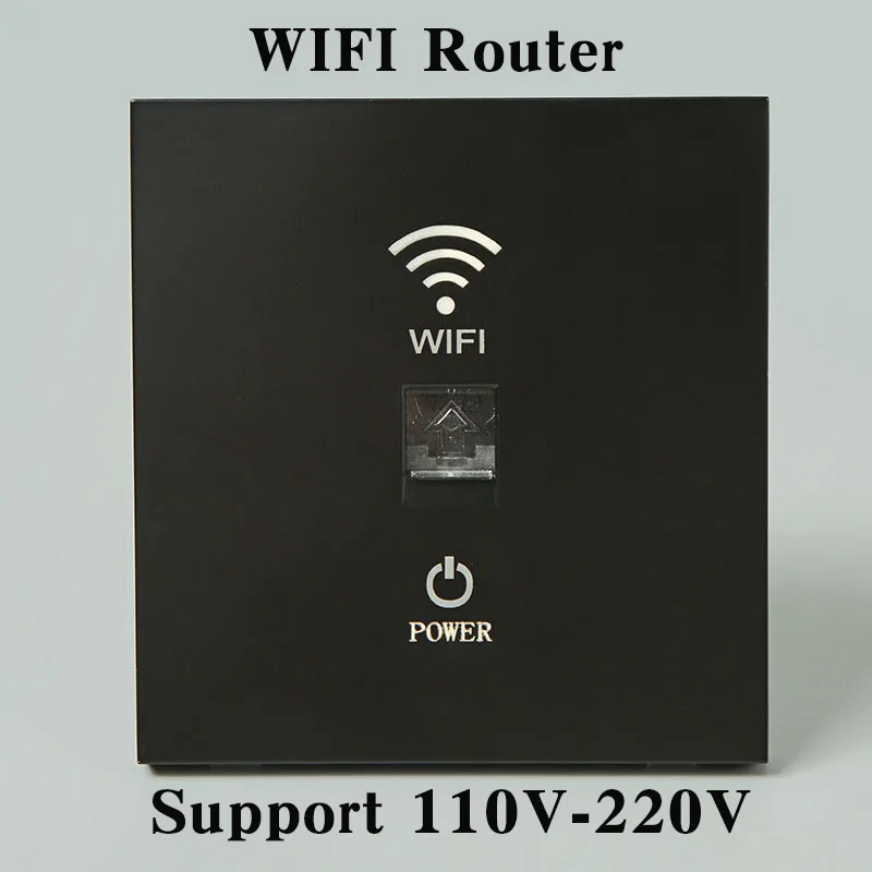 

Gigabit Wireless WiFi Panel 86 Type Wall Router 1000Mbps 110V 220V Hotel Home Wall Mounted Embedded Intelligent Panel Install
