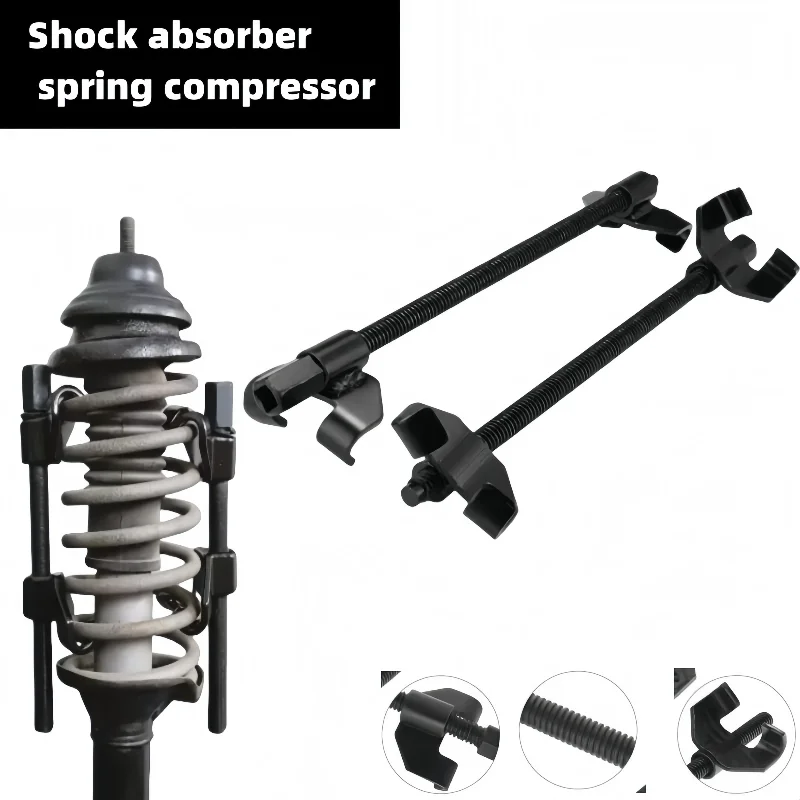 Hochleistungs-Federspanner-Paar 380 mm, Federbeinklemmwerkzeug für die Reparatur und Demontage von Stoßdämpfern im Auto
