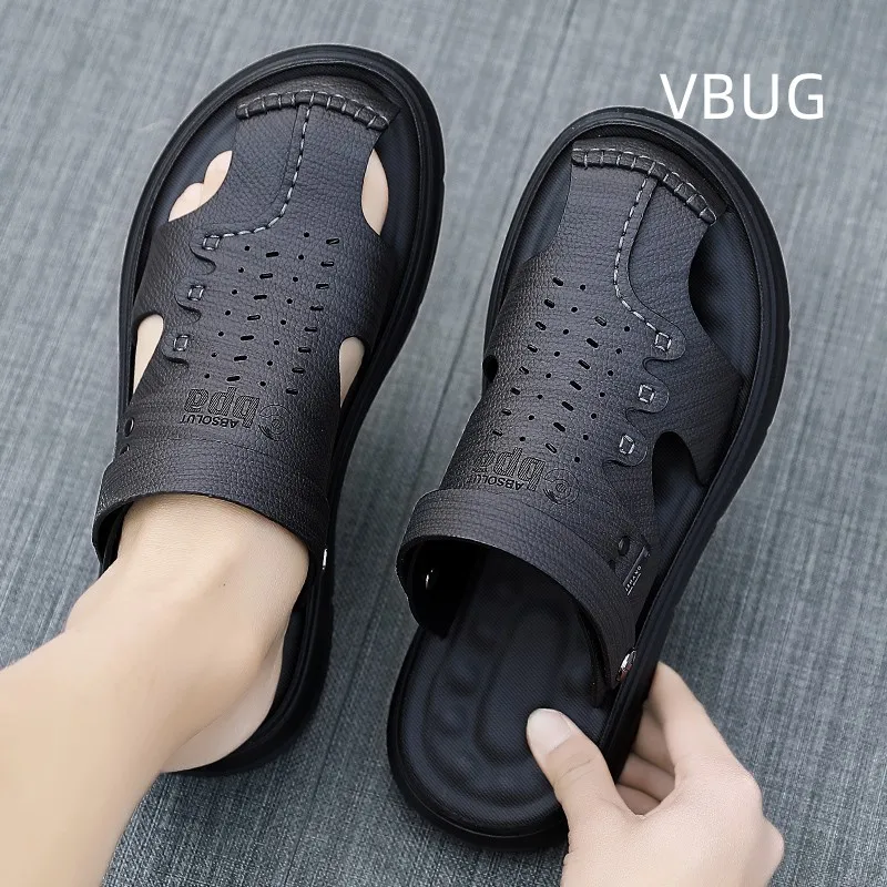 Men\'s Summer Sandals Breathable Platform Trendy All-match Casual Outdoor Round Toe Non-slip Water Proof Sandals Summer Main