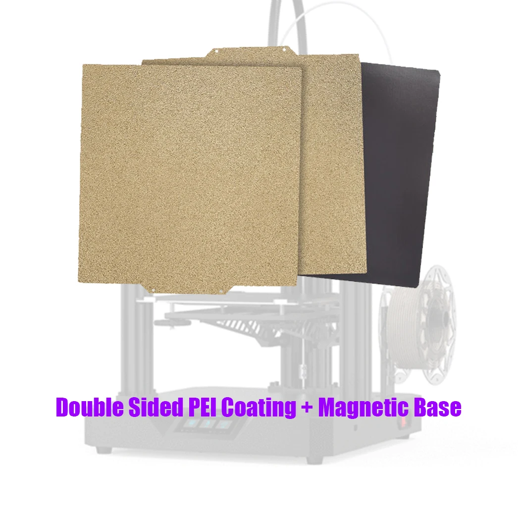 

Обновление универсального двустороннего полиэтиленового покрытия из пружинной стали, магнитное основание, текстурированная и гладкая поверхность для 3D-принтера