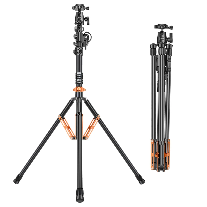 

LS288T Desktop Holder Photography Tripod With Head Fill Light Stand Detachable 103CM Center Axis Photo Studio Accessories