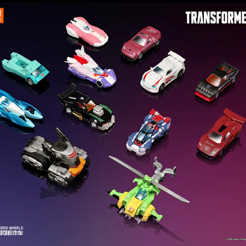 

Genuine Blokees Transformers Wheels C03 Wreck Rule 2 Blind Box Autobots Vehicle Model Kit Anime Figure Mystery Box Ornament Gift