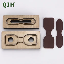 Leather Craft Shoulder Belt Head Bag Strap End Template Cutting Mould Japan Steel Blade Cutter Die-Keychain Pendant Die Cut Mold