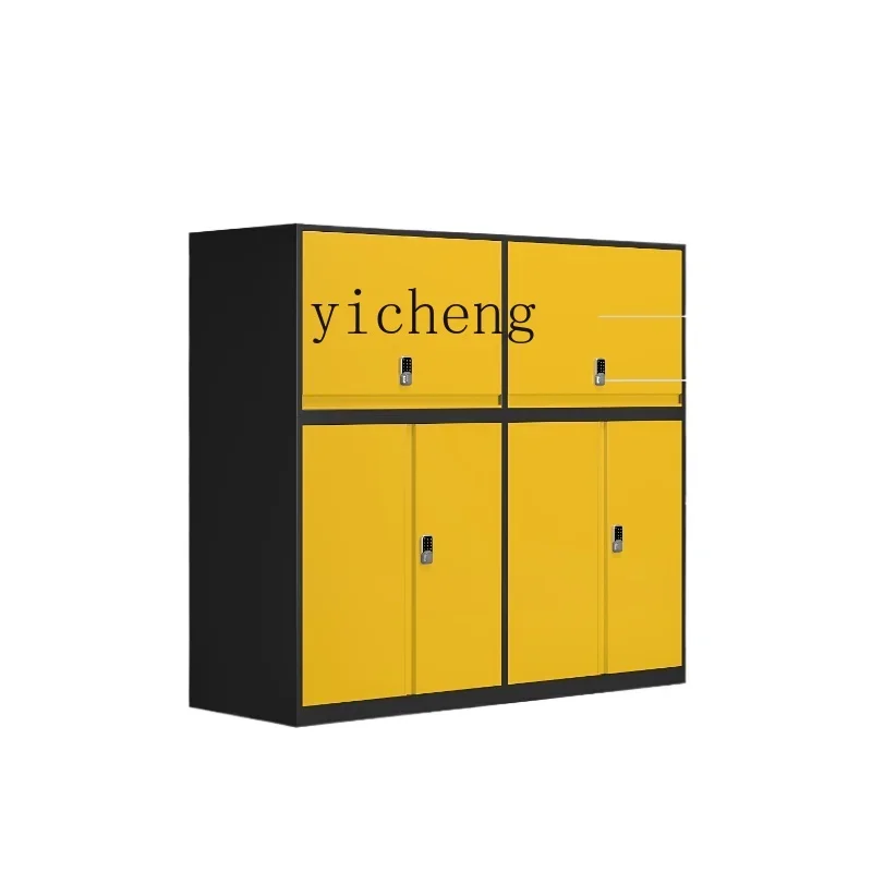 

TQH Hardware Iron Cabinet Parking Space Locker Storage Box Factory Workshop Storage Cabinet Thickened Drawer Cabinet