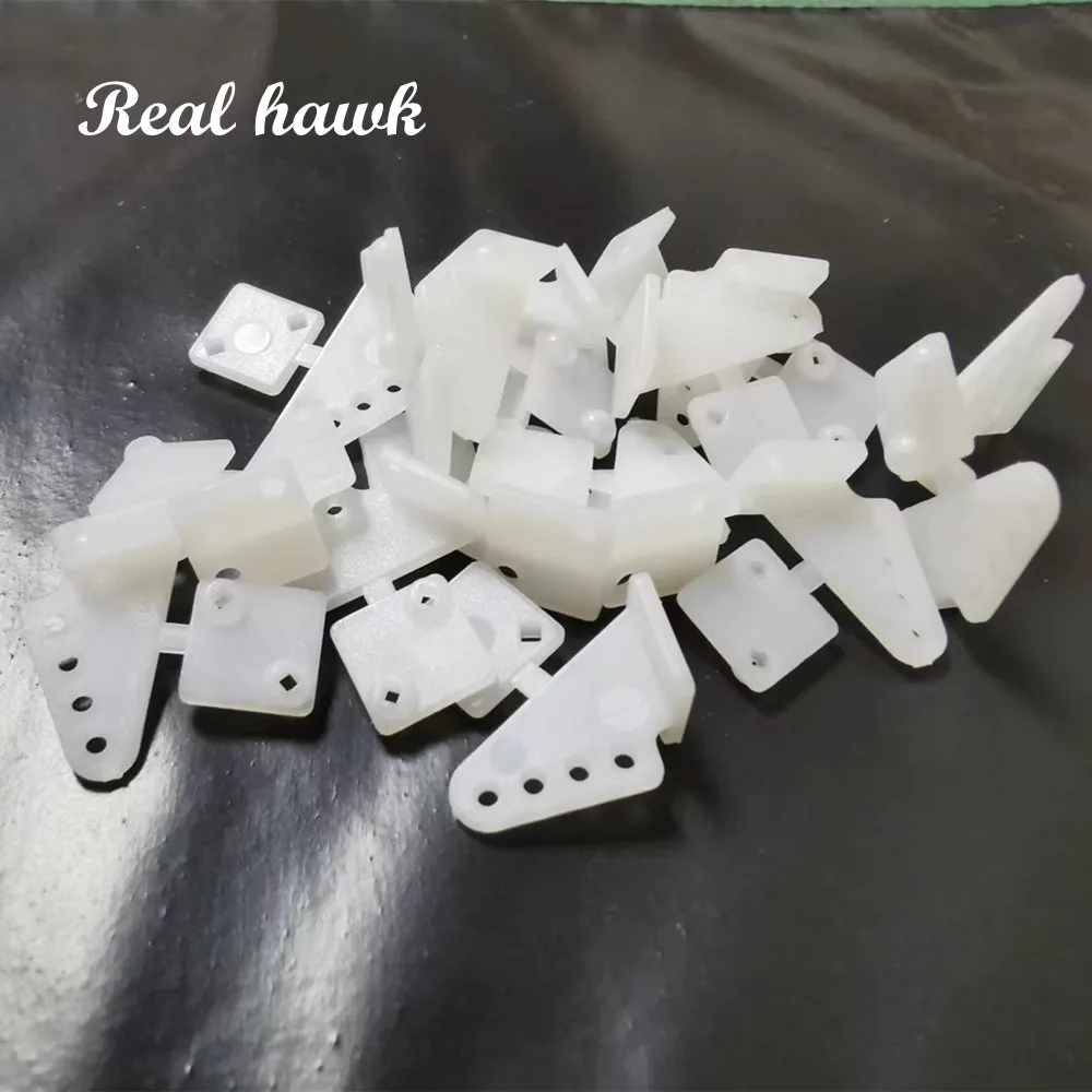 50 Sets/lot nylon square Pin Horns 15x20 4hole L15xW11xH20 without screw RC Airplanes Parts Electric Planes Foam Aeromodell