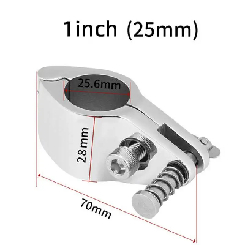1Pc Tube Clip For Boat Marine Yacht Jaw Slide 1\