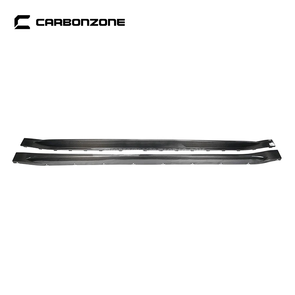 2pcs/pair Carbon Fiber Side Skirts OEM Style for BMW M3 G80 M4 G82 Door Side Foot Panels Extension Protector Accessories