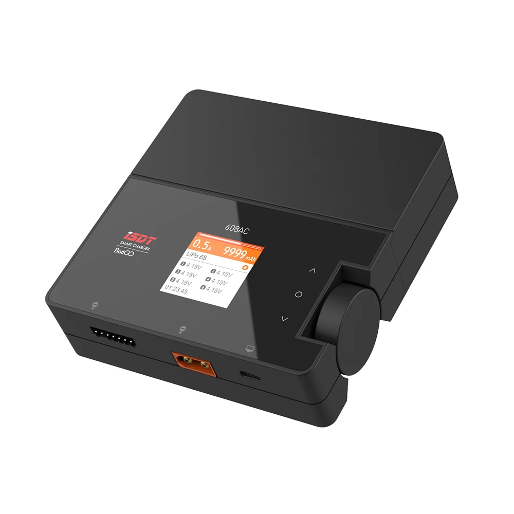 

ISDT 608AC Умное зарядное устройство и разрядное устройство 60 Вт переменного тока и 200 Вт постоянного тока 8A BattGo со съемным источником питания Функция электрического PD