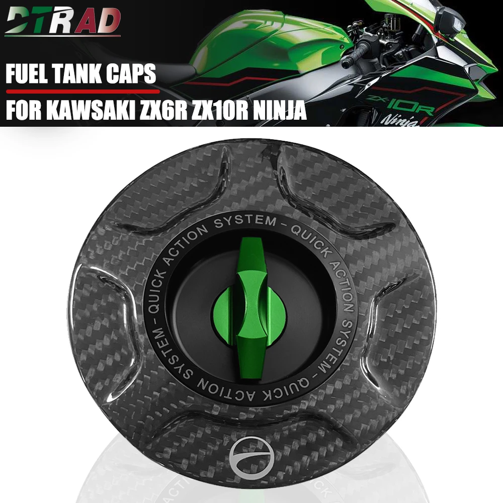 For KAWASAKI ZX6R 636 ZX10R NINJA 400 650 Z900 Carbon FIber Fuel Tank Cap Oil Gas Tank Airbox Cover Motorcycle Modified Parts