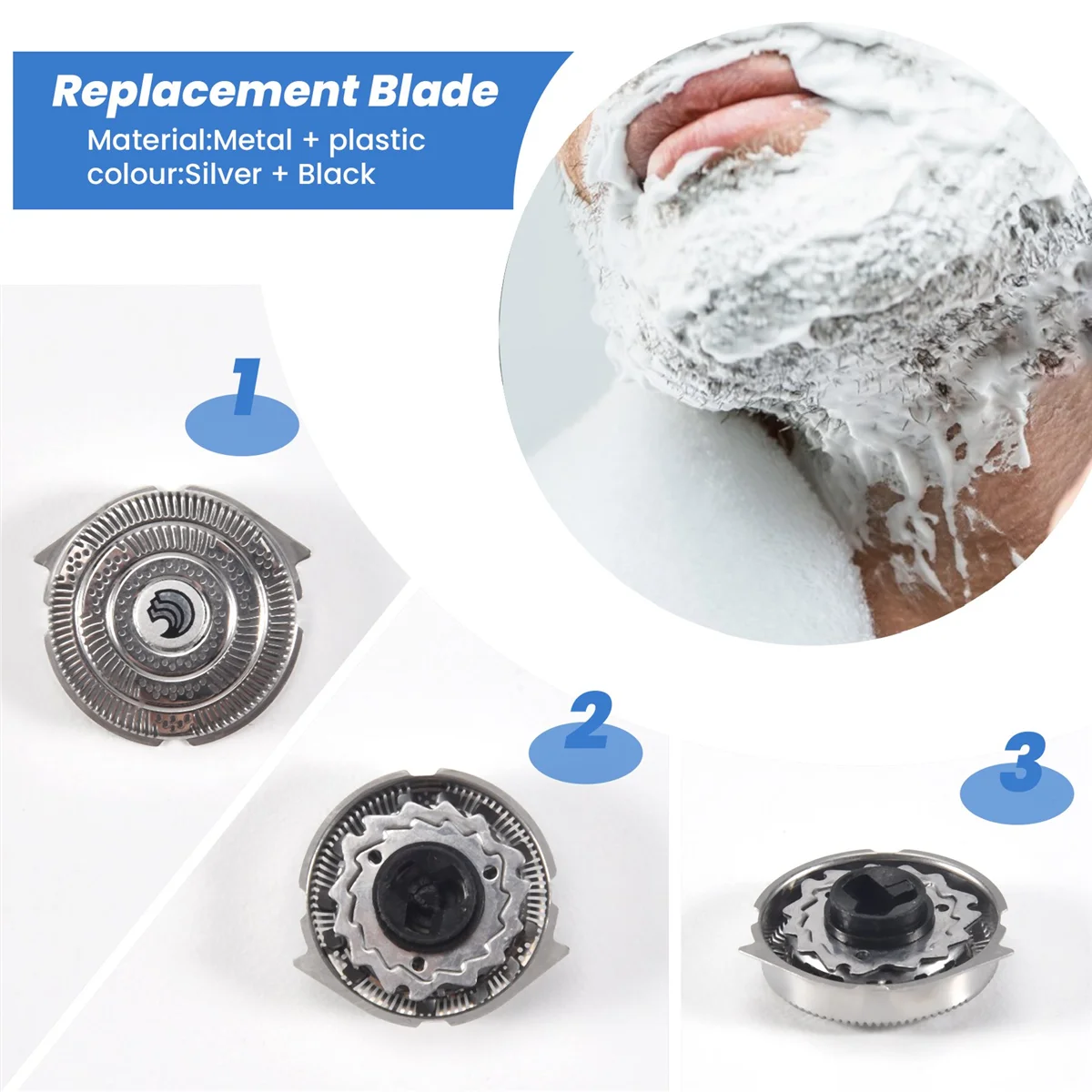 HOT for Philips Shaver HQ9 Replacement Head AT751 HQ8240 HQ8250 HQ9070 HQ9160 HQ9170 HQ9190 Shaver Heads Blades