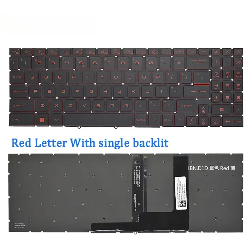 New Original laptop keyboard for MSI Katana gf66 gf76 gl66 gl76 Z16 11ud MS-1582 MS-1581 MS-17L1 MS-17L2