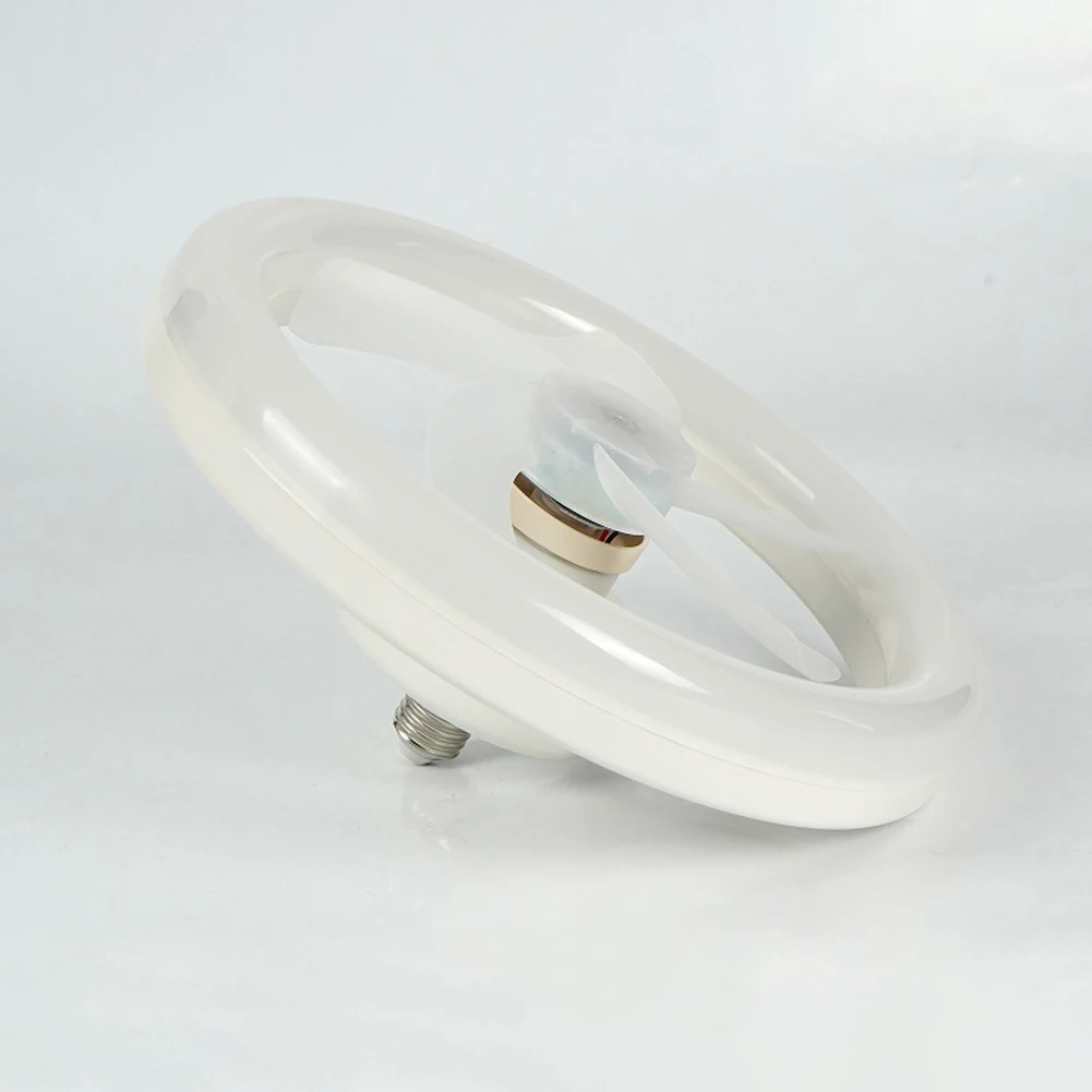 E27 المقبس مروحة سقف صغيرة عكس الضوء 30/40/48 واط LED مروحة السقف ضوء استبدال الضوء/مروحة السقف غرفة المعيشة دراسة الاستخدام المنزلي #1