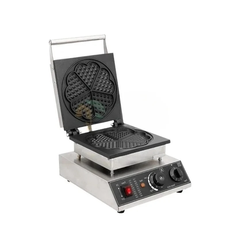 Commercial Single Head Heart Waffle Machine Muffin Machine Single Head Five Heart
