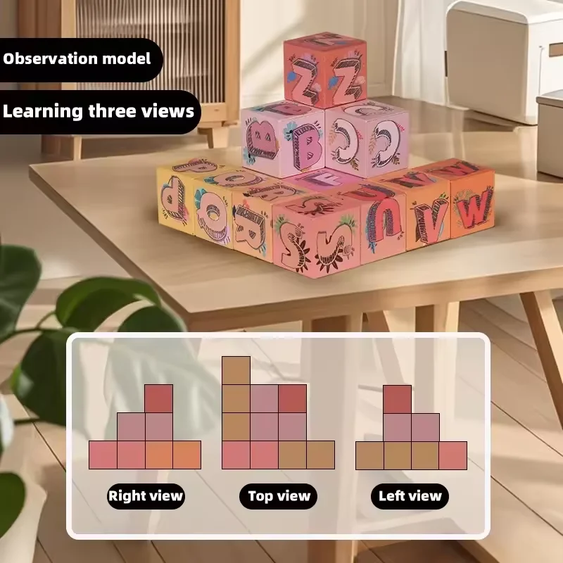 70 قطعة كتل الأبجدية المغناطيسية ABC 123 الجذعية ألعاب تعليمية للأطفال 3-6 سنوات آمنة تعلم الحروف أرقام الأطفال أفضل هدية #5