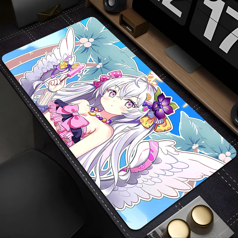 

Mousepad Mouse Pad Gaming Accessories Office HD Keyboard Pad Large Desk Mat B-blue Archive Shirasu Azusa PC Rubber Extended Pad