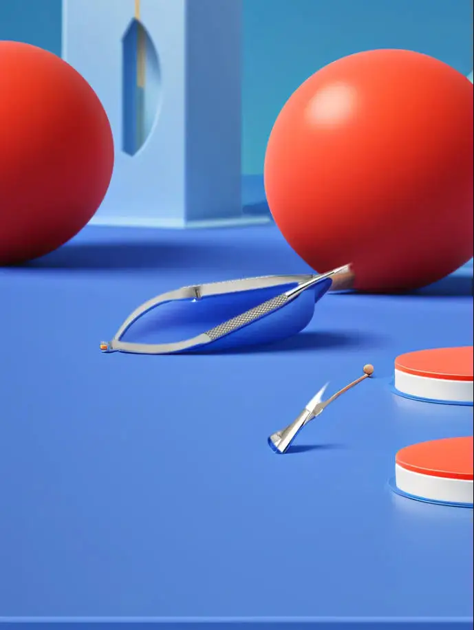 Tijeras de microcirugía quirúrgica con apertura ocular de acero inoxidable