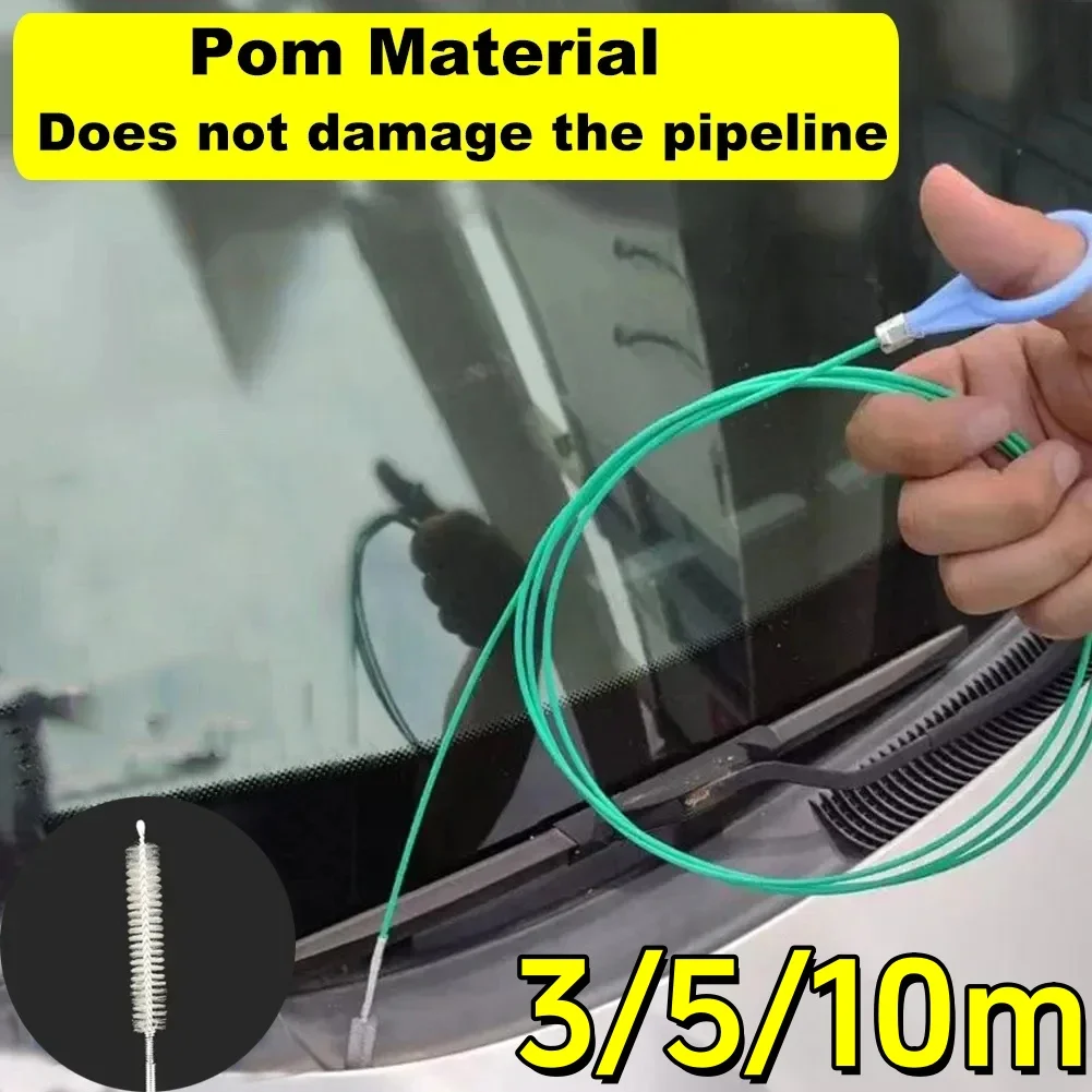 Car Sunroof Drainage Hole Dredger Door Pipeline Cleaning Brush Oil Tank Drainage Pipe Plugging Special Cleaning Tool