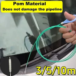 Car Sunroof Drainage Hole Dredger Door Pipeline Cleaning Brush Oil Tank Drainage Pipe Plugging Special Cleaning Tool
