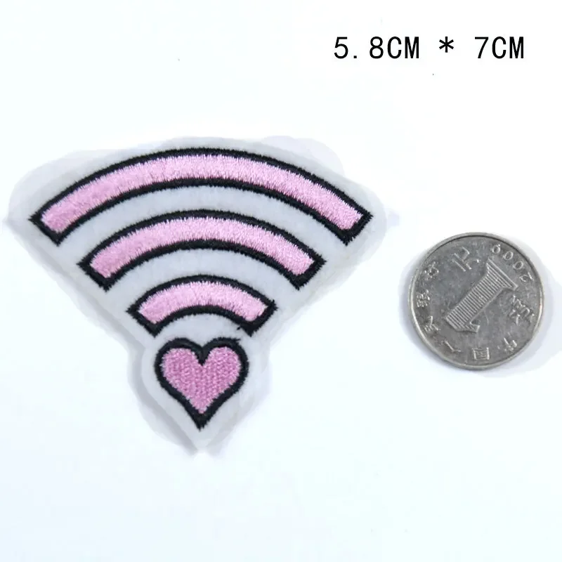 Iron on Patches for Clothing Rainbow Embroidery Cloth Cartoon Hot Air Balloon VIP Clothing Accessories Schoolbag Hole Adhesive
