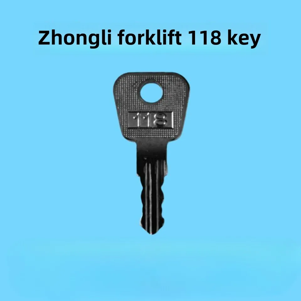 20Pcs Zhongli Electric Forklift Key 118 Small King Kong Power Truck Ignition Lock Key Switch Forklift Accessories