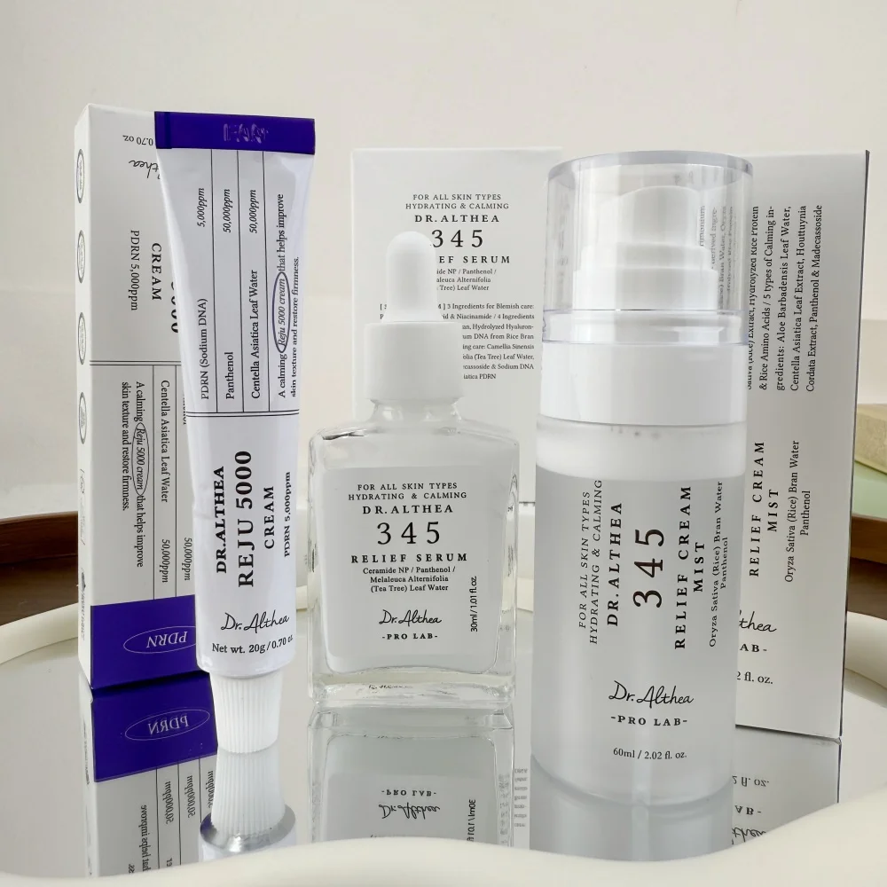 Dr. Althea Reju 5000 PDRN Skin Repairing Cream Panthenol Centella Triple Hyaluronic Acid Intensive Relief Lightweight Cream