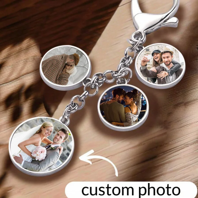 Custom Keychain with a Photo, Personalised Keychain, Great for Gifts or Everyday Decoration, Unique and Meaningful
