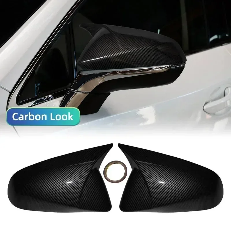 For Lexus NX 200/200t/300h RX 200t/300/350/450 Side Mirror Cover Cap ABS Plastic Carbon Fiber Patter Car Exterior  Accessories