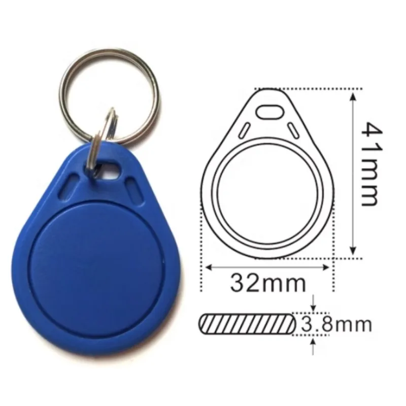 10Pcs 13.56mhz IC Card 4K Storage S70 Chip Model ISO14443A Blank Keyfob Token Tag RFID Access Control FM11RF32N