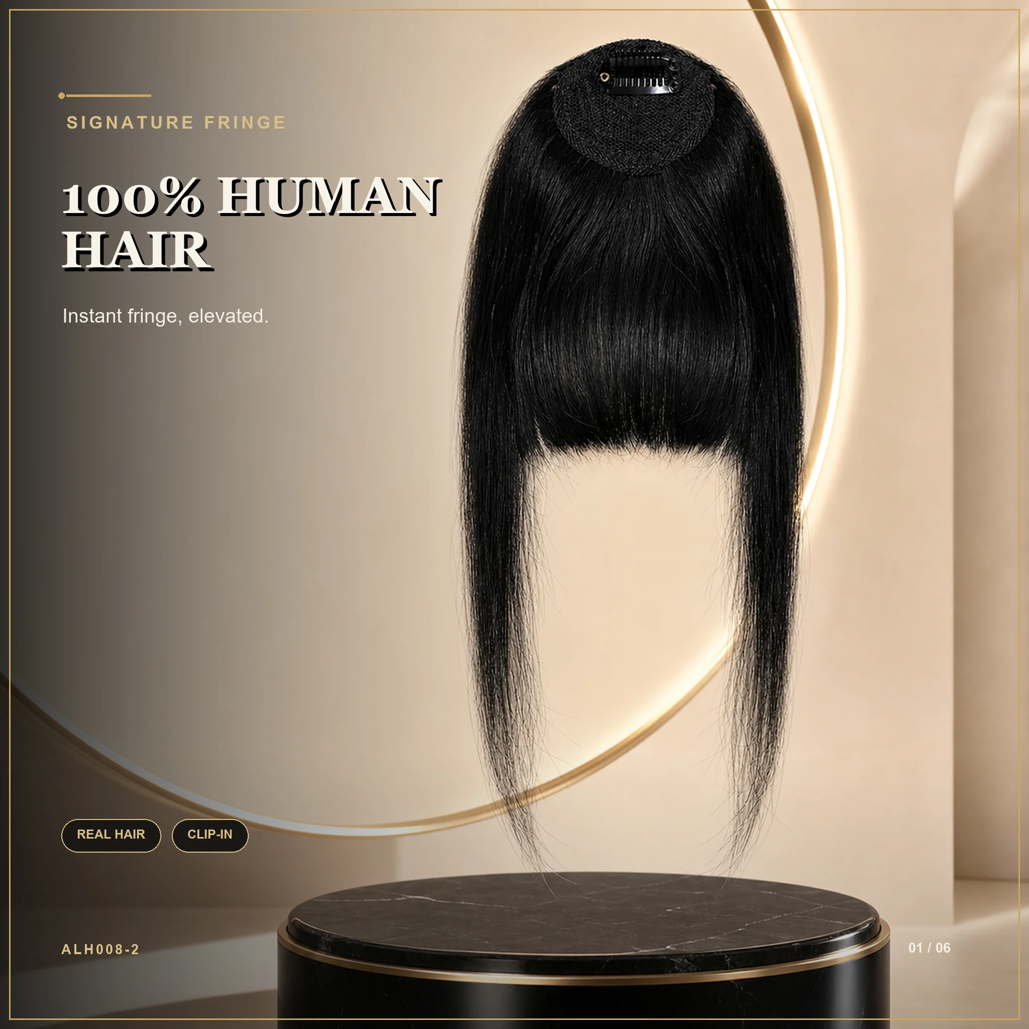100% Human Hair Bangs Clip In Hair Extensions Seamless Natural Fringe Hairpiece Breathable Mesh Front Hair For Women