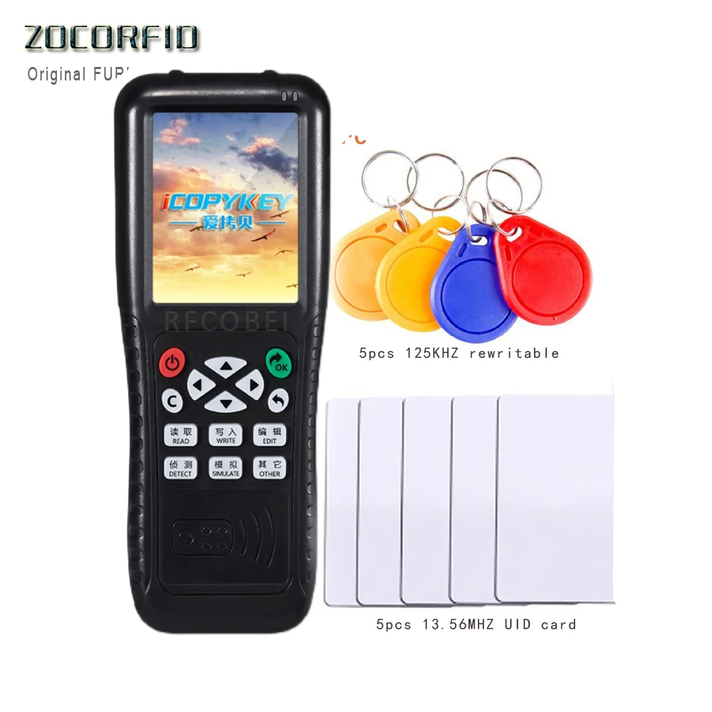 iCopy RFID Copier Cloner Key Programmer Card Reader Writer Duplicator RFID Detector with Full Decode Function Smart NFC IC ID