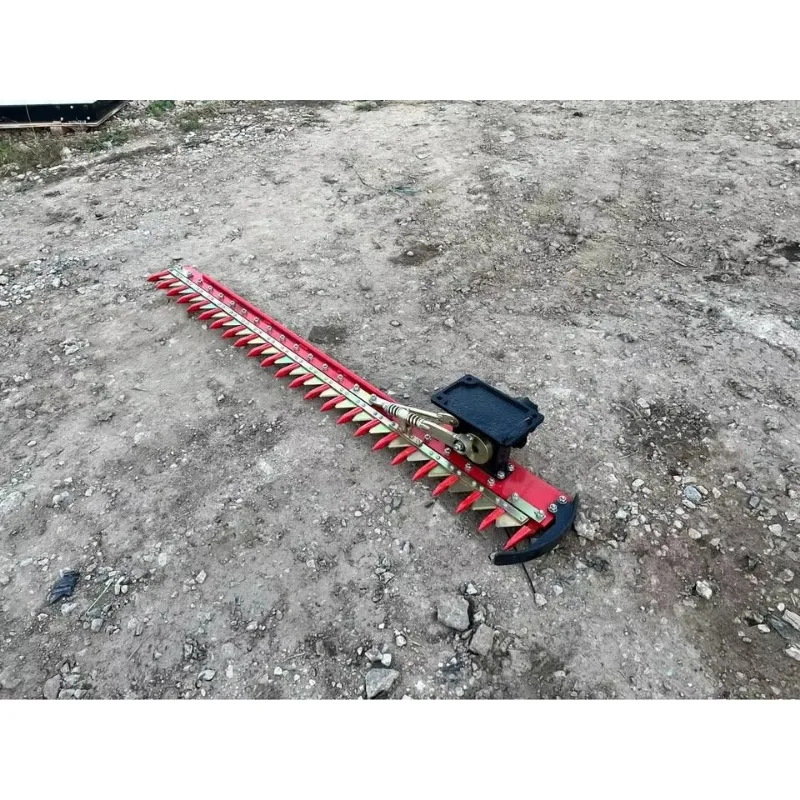 For 1.8m Finger Bar Mower Hedge Cutter Industrial Grade Hydraulic Digger Tractor Compatible KF18HC Model 200mm Max Cutting