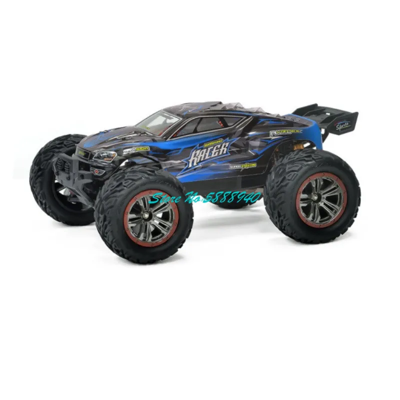 70KM/H 1/12 Off Road Waterproof High Speed RC Car 4WD LED Lighting Metal Hydraulic Shock Absorber Remote Controlled Car Truck