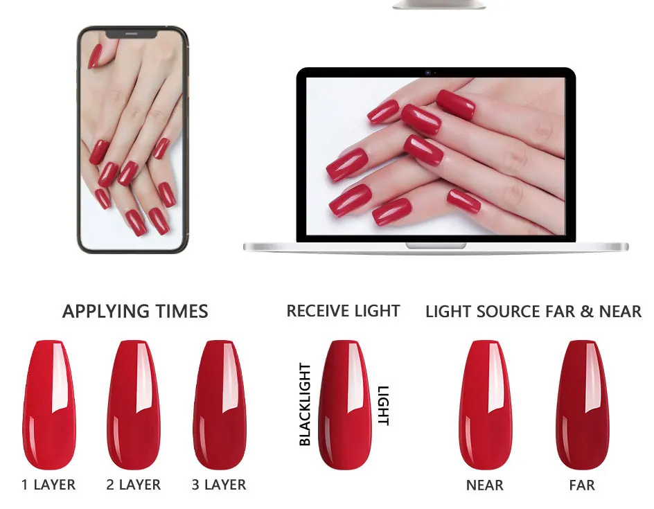 Clou Beaute 8ml Bunter Nagellack Hybridlacke Nagel-Maniküre UV-LED-Gel Semi-Permanente Nagelprodukte für Profis – Detail 10