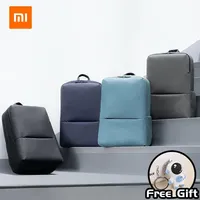 Xiaomi Classic Business Backpack Fashion 15.6 Inch Laptop Bag for Men and Women Travel Large Capacity Backpack Waterproof 18L