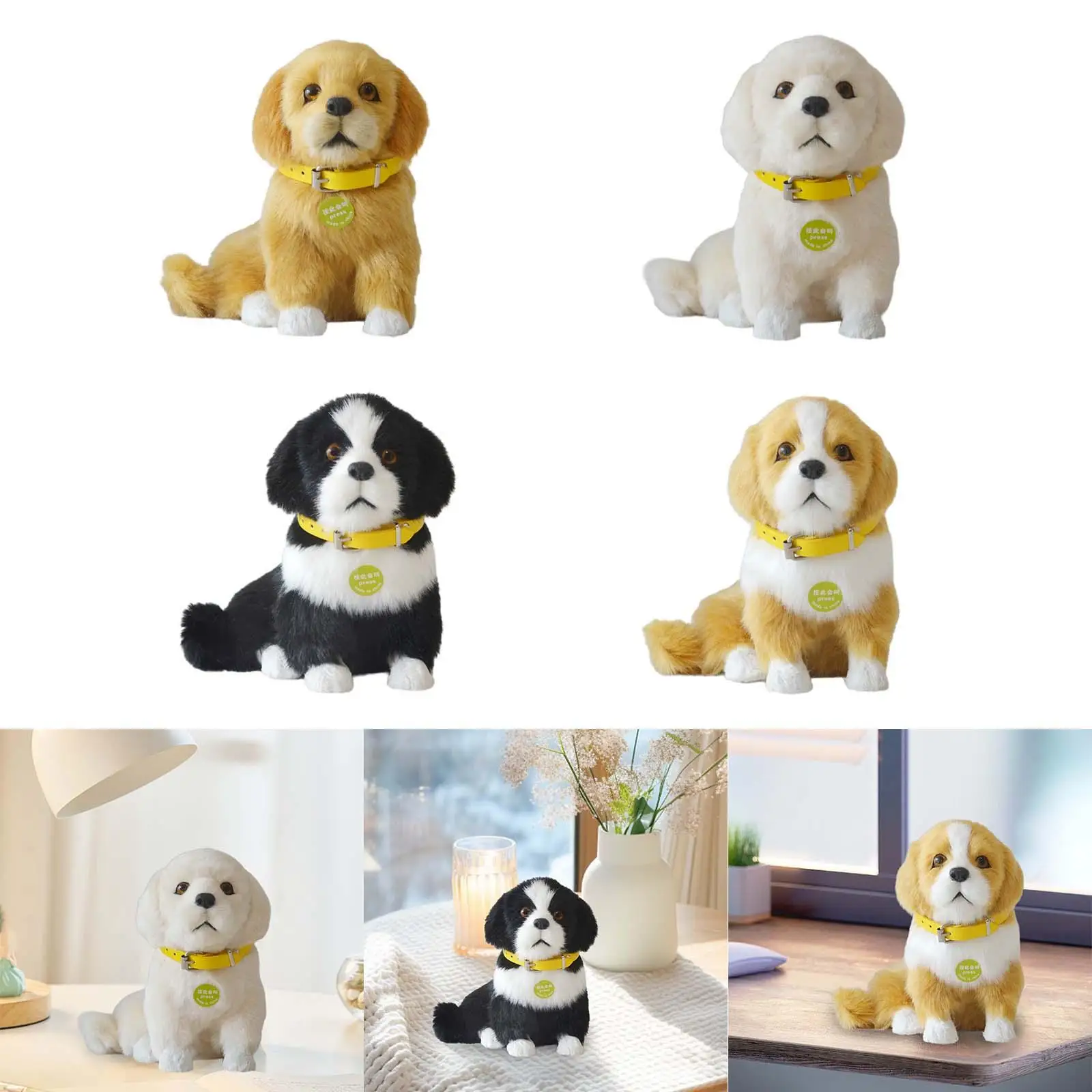 Juguete de peluche electrónico interactivo para cachorros, juguete electrónico creativo y animado para mascotas, regalo, fiesta, decoración del hogar, cumpleaños