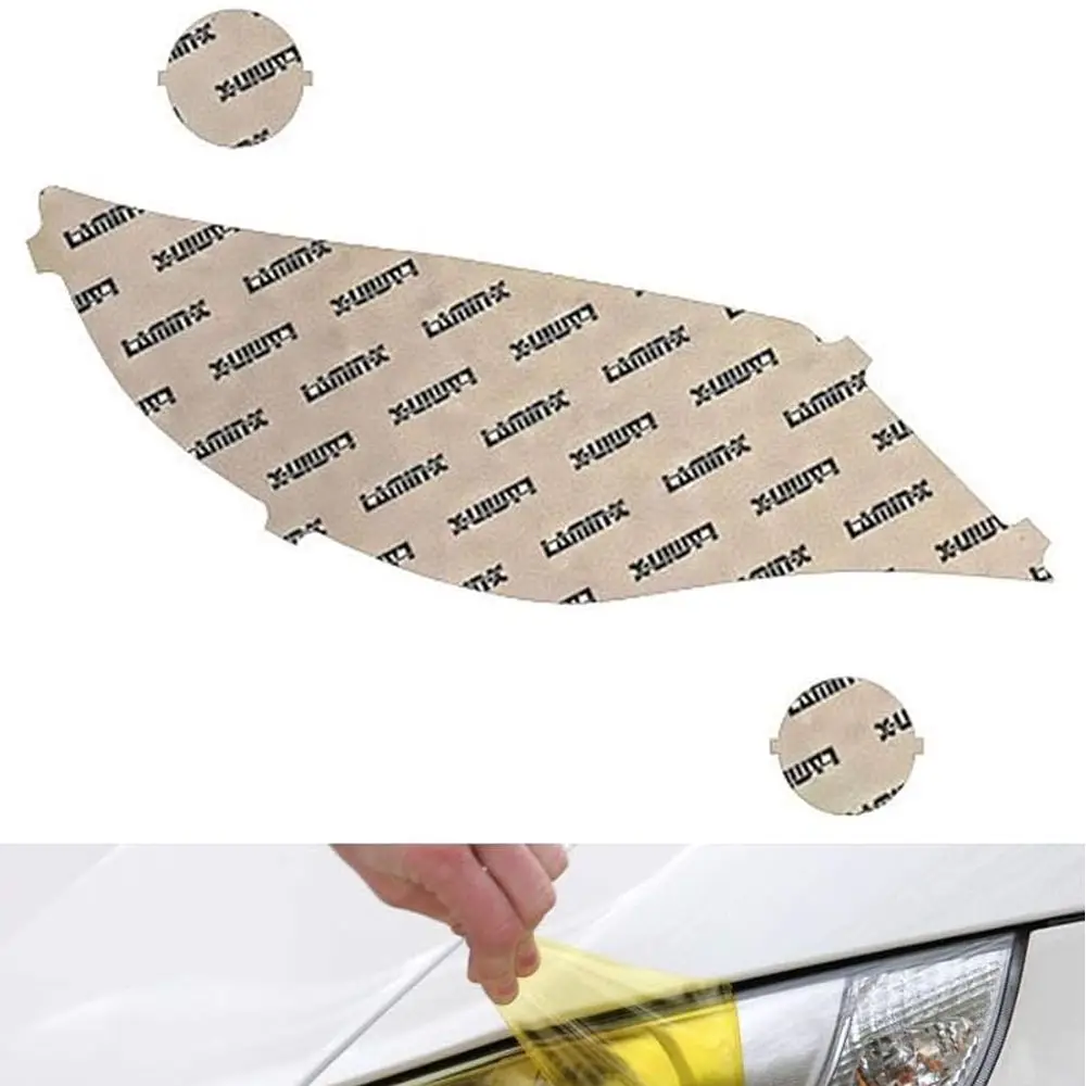 Żółte nakładki na reflektory Lamin-x Custom Fit do Subaru STI (08-14)