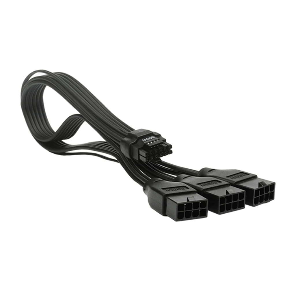 PCI-e 5.0 Extension Cable 600W Graphics Card Power Module Adapter Cable 30cm/1ft for GPU RTX 3090Ti 4070Ti 4080 4090