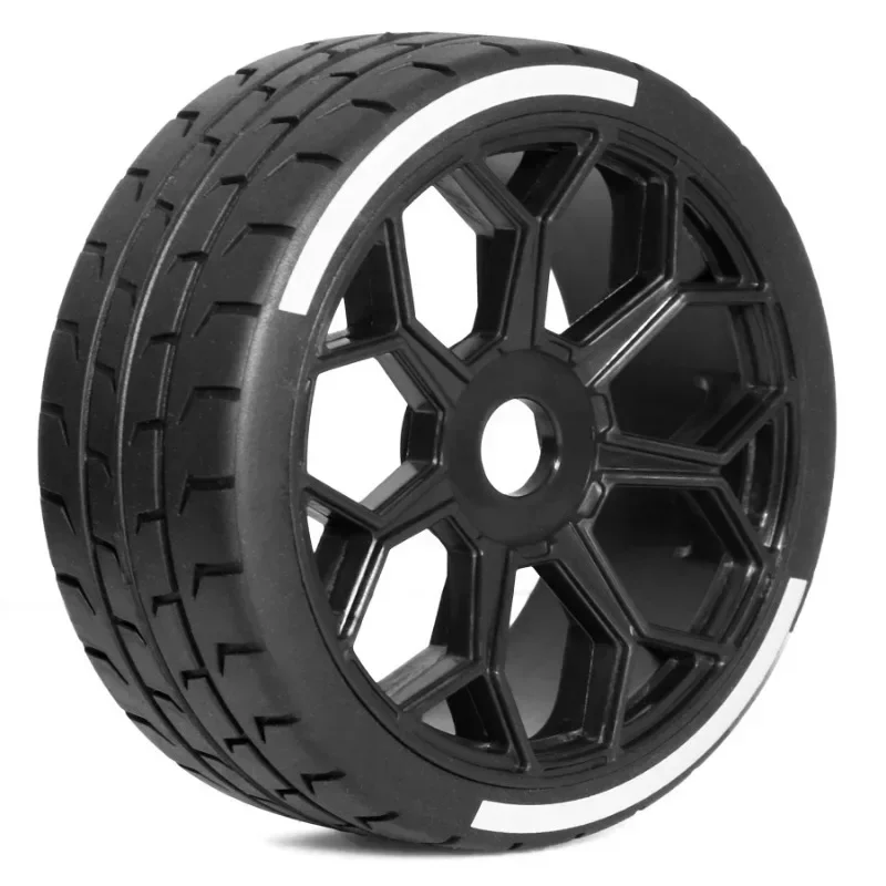 RS Rubber Black Tire 102*42mm Tyre 17mm Wheel Hex For Arrma 1/7 Infraction Felony Limitless RC Car Upgrade Parts