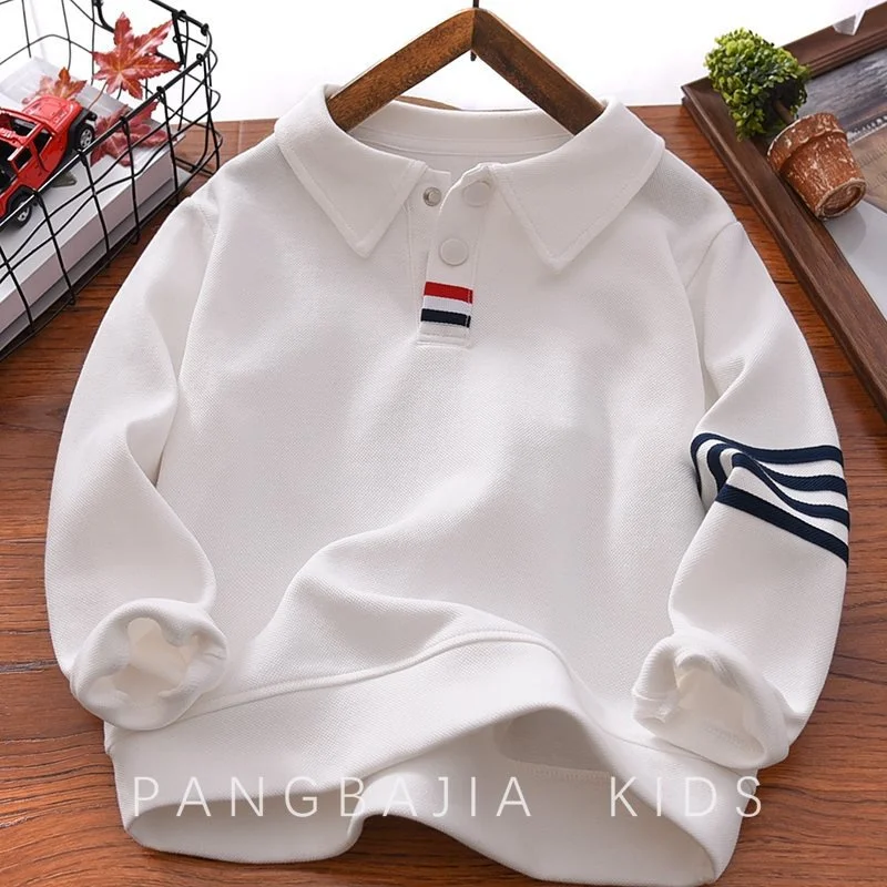 

Boys Hoodies Sweatshirts Cotton Tops Outwear 2024 Lapel Spring Autumn Kids Christmas Gift Teenagers School Children's Clothing