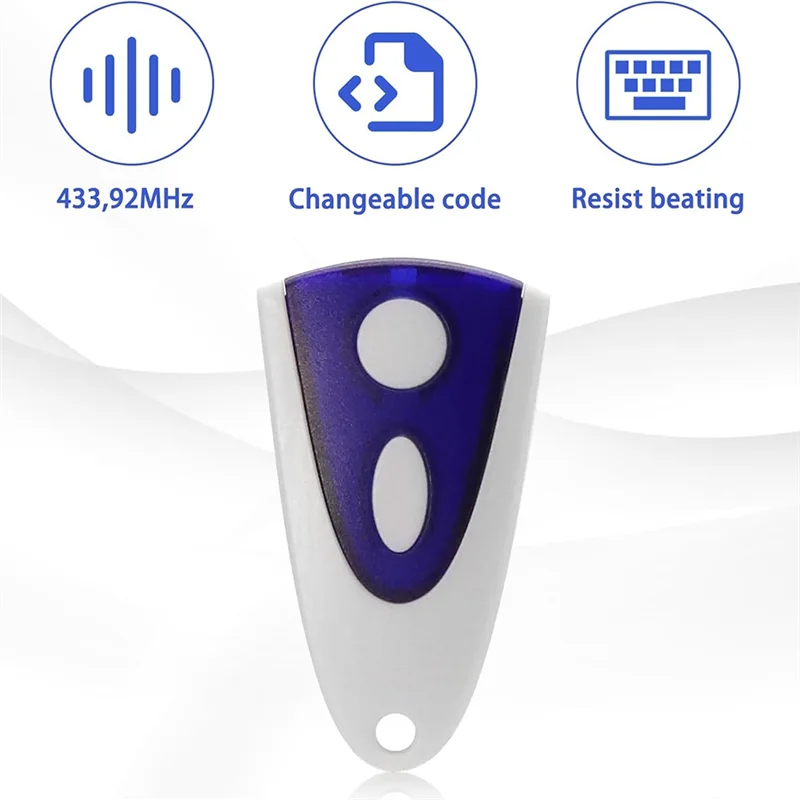 1 шт. для Novoferm, устройство открывания гаражных ворот, пульт дистанционного управления, 433,92 МГц, синий пластиковый механизм открывания гаражных ворот, замена пульта дистанционного управления-ELE