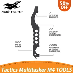 WADSN Tactics Multitasker M4 TOOLS Multipurpose Maintenance Screwdriver Keychain Bicycle Repair Buffer Tube Modification AR15
