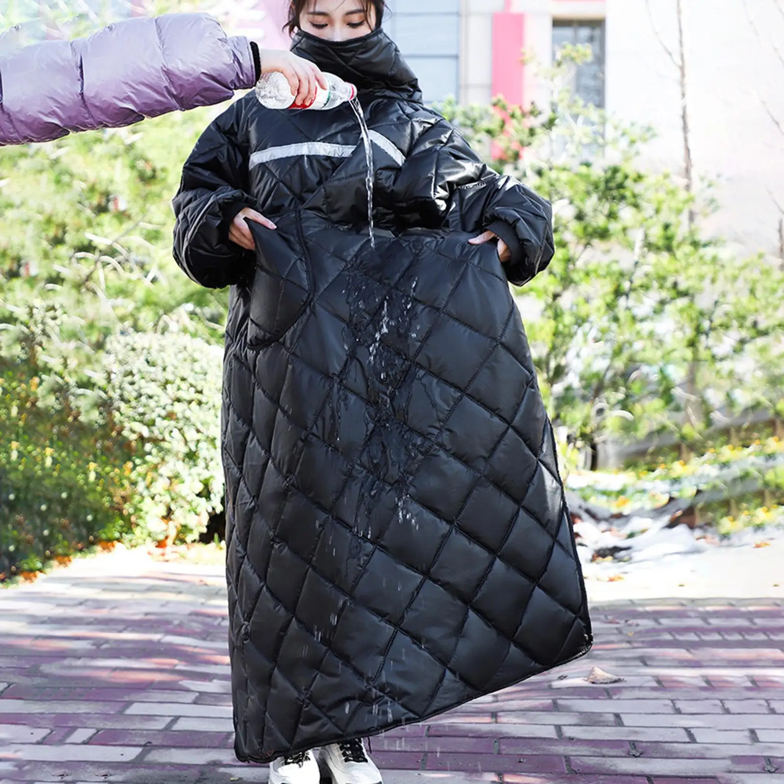 

Cycling Jacket Waterproof Warm Raincoats Winter Thermal Cycling Windbreakers For Men Women Road Mountain Riding Motorcycling