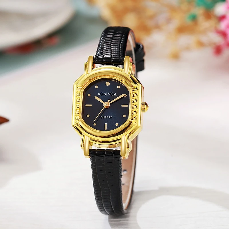 جديد خمر السيدات ووتش مزاجه الأزياء ساعة اليد حزام من الجلد كوارتز ساعة للنساء دروبشيبينغ ساعة Reloj