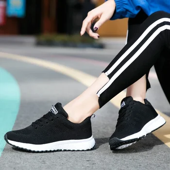 여성 플랫 스니커즈, 여성용 여름 스니커즈, 바운싱 에스파듀 슈즈, 러닝 테니스