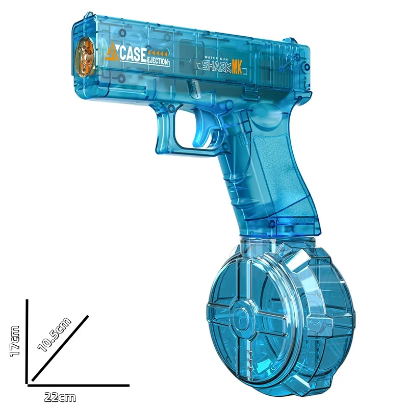 مسدس مياه كهربائي لهب غلوك مع مسدس خفيف الوزن باعث للضوء، لعبة مناسبة هدية للشاطئ الصيفي في الهواء الطلق